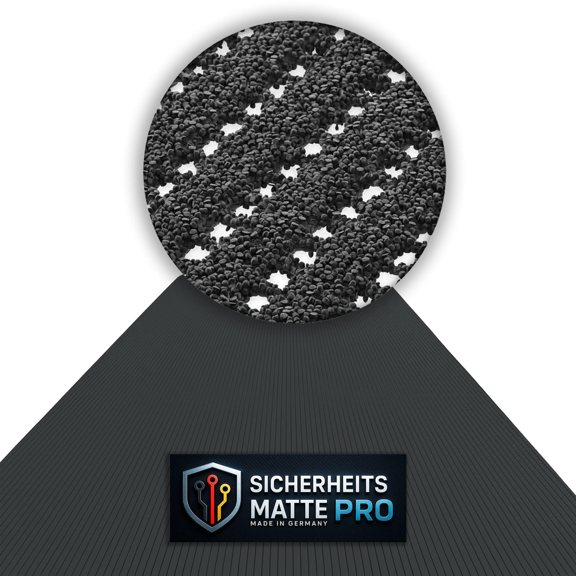 Melius Vivere Sicherheitsmatte Graubraun 120x1300 cm