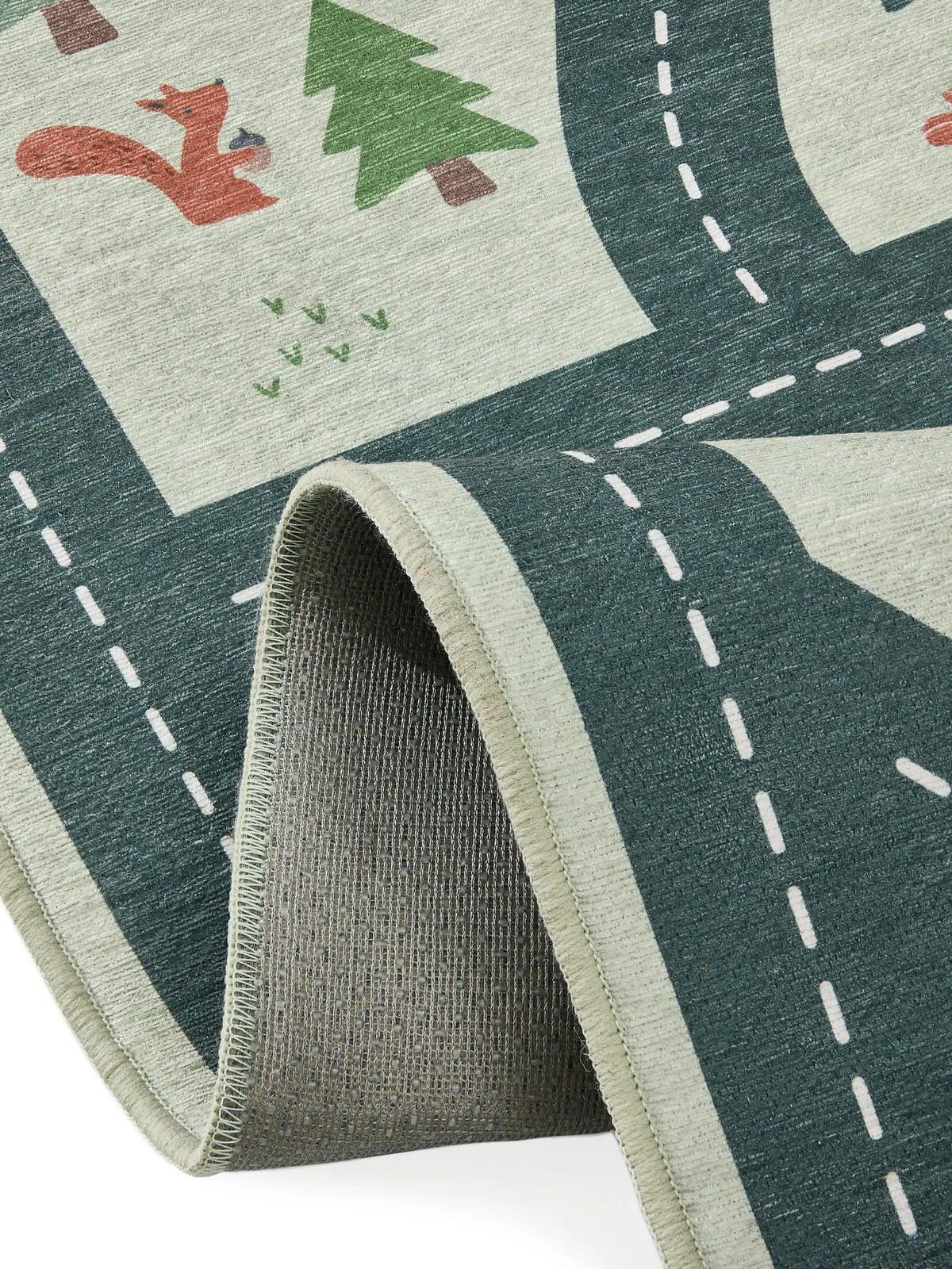 KINDERTEPPICH Linus Grün 120/170 cm - Grün, Kunststoff/Textil (120/170cm) - benuta