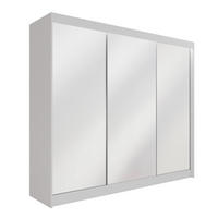 KLEIDERSCHRANK AMOHA mit LED - 250 cm - Weiß - Weiß, Holzwerkstoff (250/215/61cm) - ALTDECOR