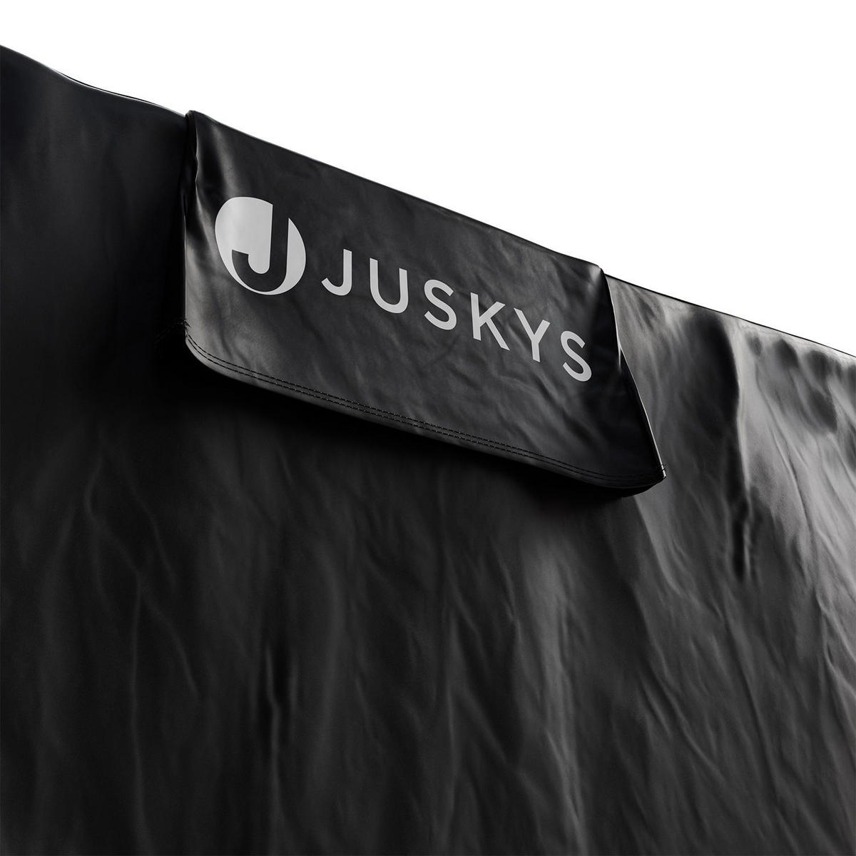 GARTENMÖBELABDECKUNG CoverSafe Pro schwarz - Schwarz, Kunststoff (140/75/220cm) - Juskys