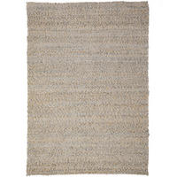 TEPPICH Kurzflor, handgewebt, GLAVEN, in Gelb-Grau, Bouclé-Struktur, 120 x 170 cm - Gelb, Textil (120/170cm) - KADIMA DESIGN