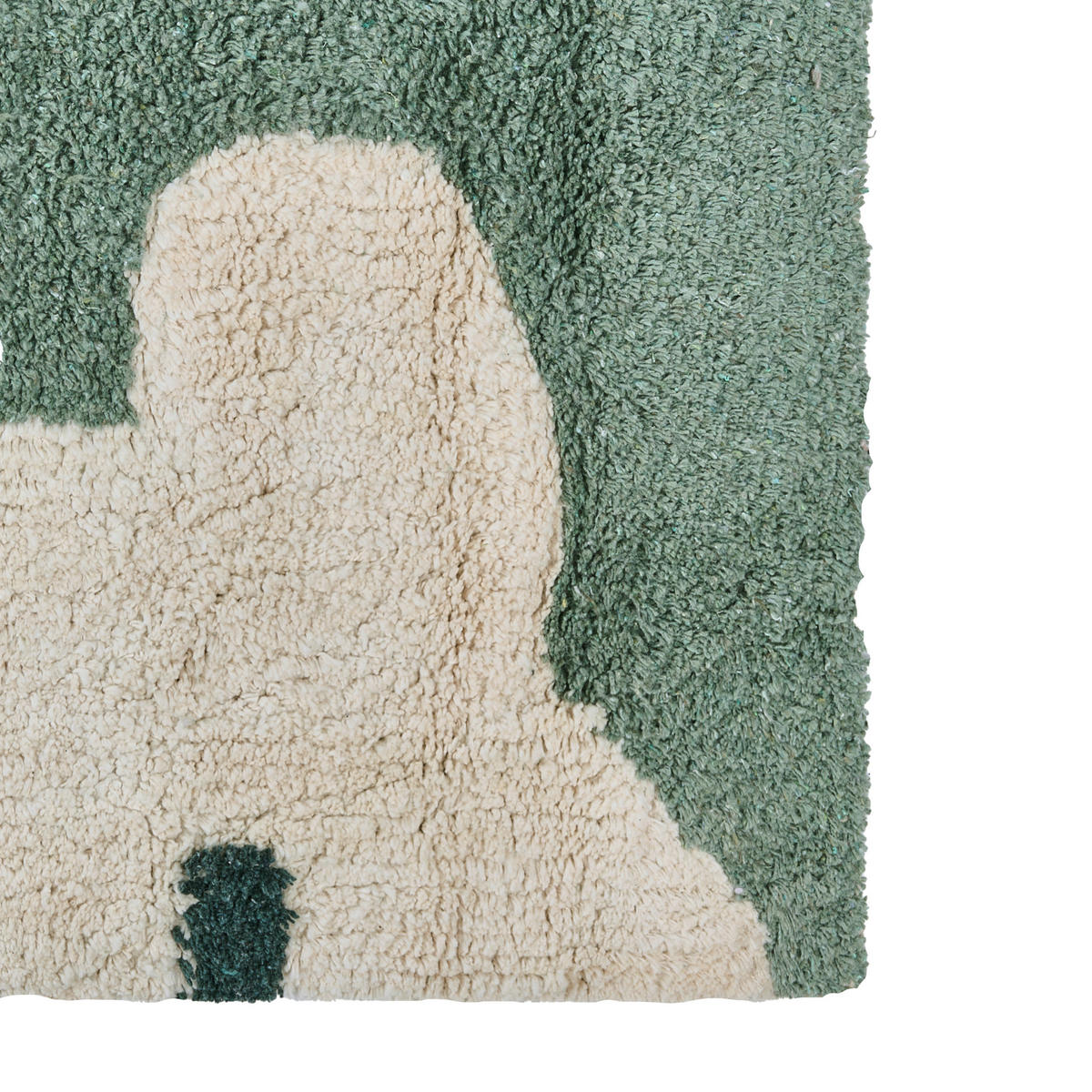 DĚTSKÝ KOBEREC Zelený 160/230 cm Bavlna Mokhva - zelená barva, textil (160/230cm) - Beliani