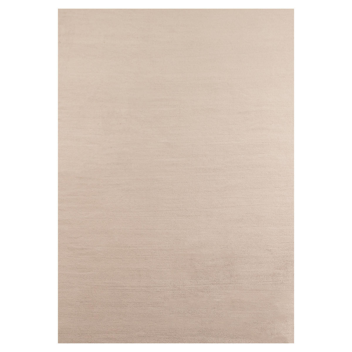 TEPPICH Kurzflor Uni-Farbe Microfaser Antirutsch Wohnzimmer waschbar Beige Rechteckig 200x290 - Beige, Textil (200/290cm) - KADIMA DESIGN