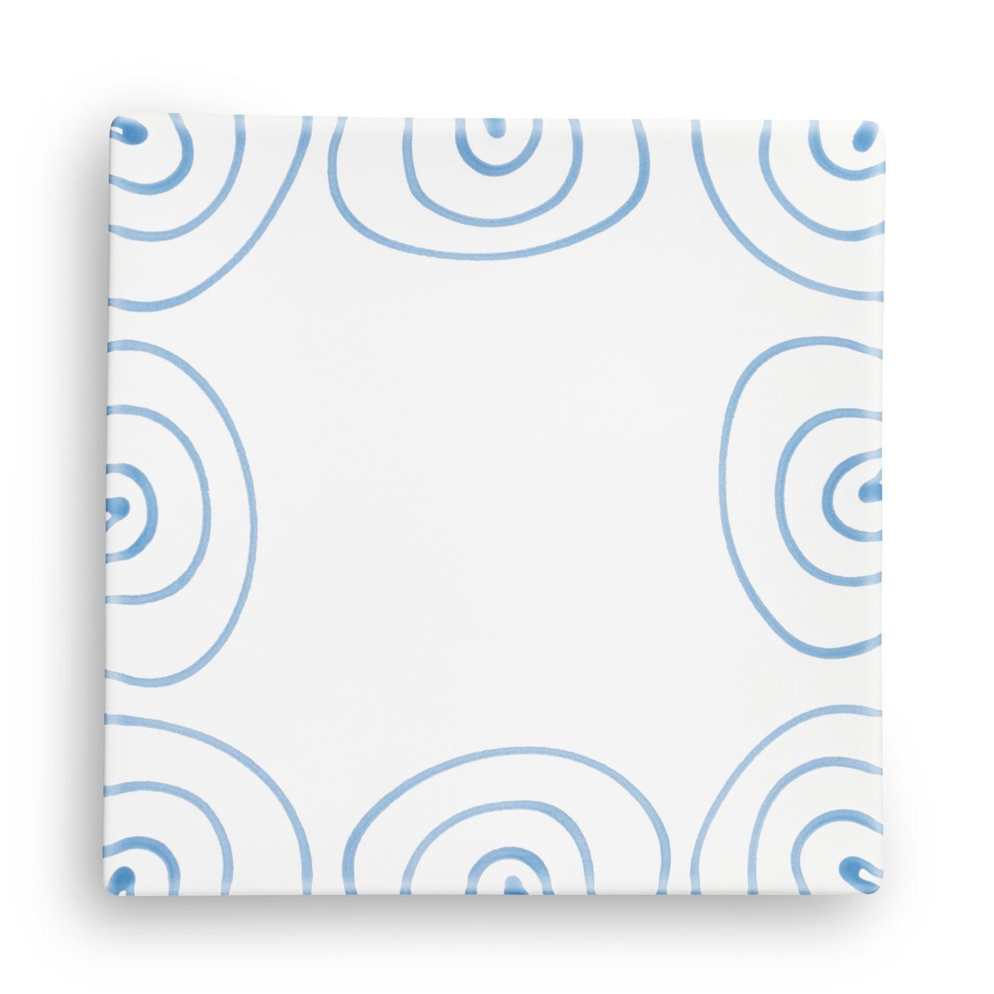 DESSERTTELLER Keramik Blaugeflammt 20 cm Trend - Blau, Keramik (20cm) - Gmundner Keramik