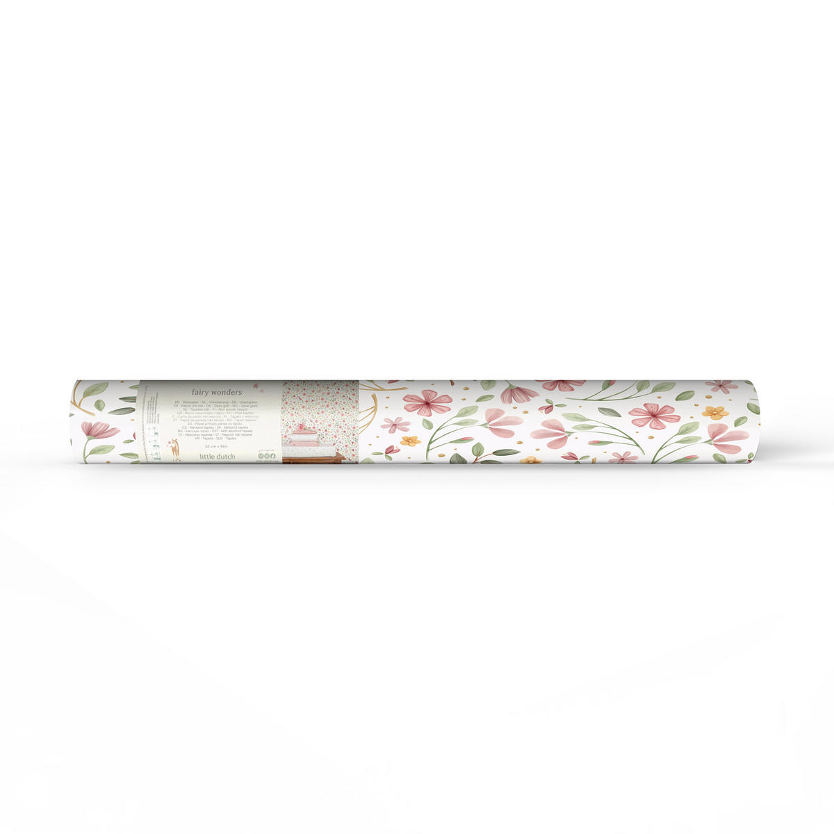 VLIESTAPETE Feentraum 1000x52cm - Multicolor, Papier/Kunststoff (52/1cm) - Little Dutch