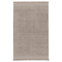 TEPPICH handgefertigt Wolle Baumwolle grau - Grau, Naturmaterialien (120/170cm) - AFK Living