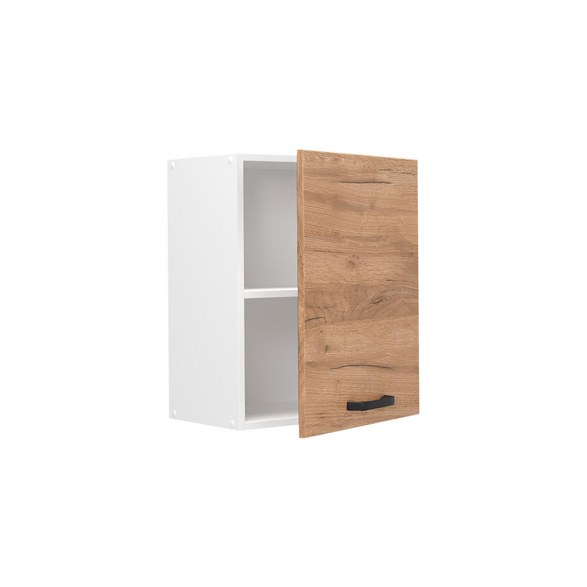 HÄNGESCHRANK R-Line, Goldkraft Eiche/Weiß, 50 cm - Eichefarben/Weiß, Holzwerkstoff (50/60/31cm) - Vicco