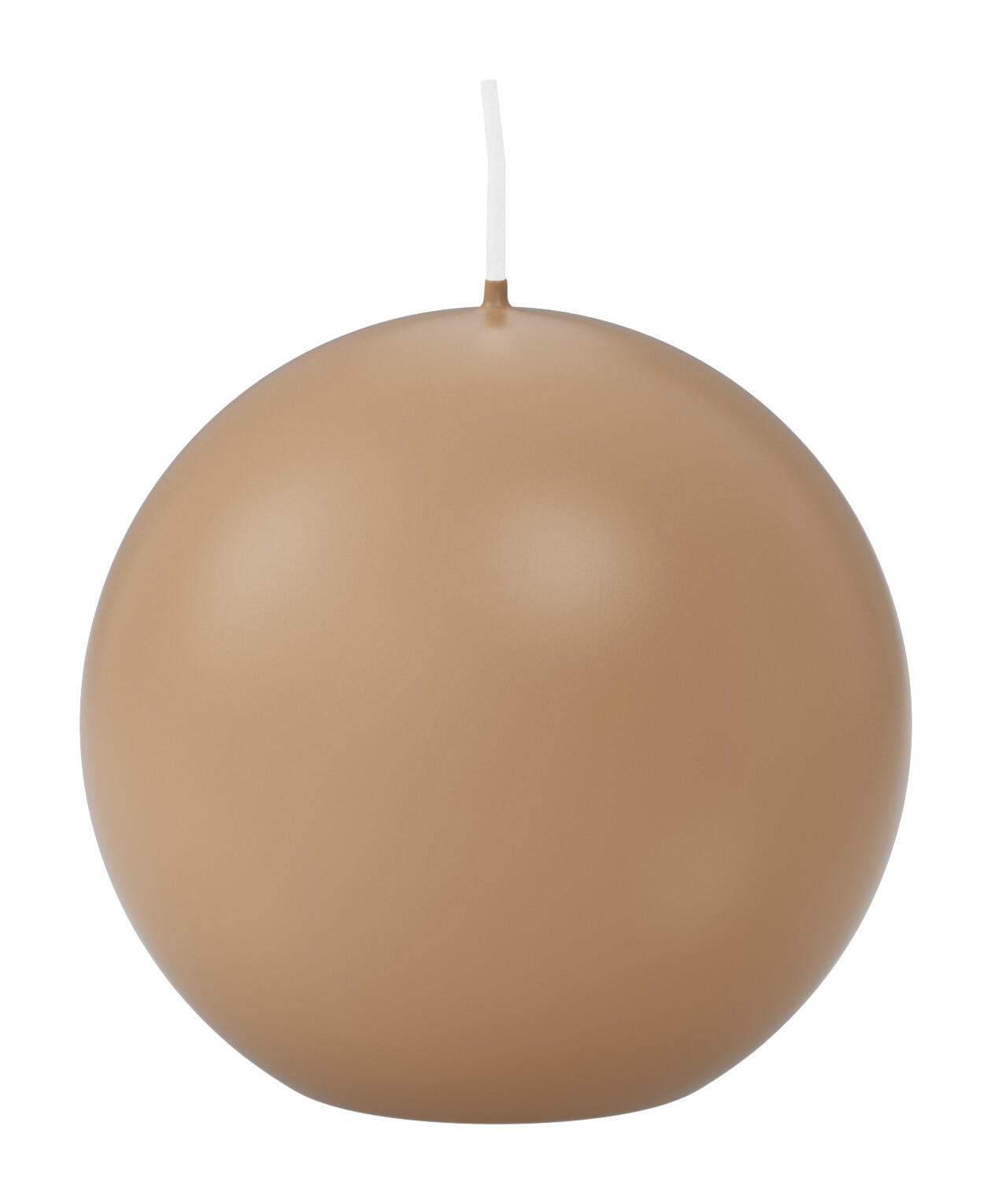 KUGELKERZEN Sand Ø 70 mm, 12 Stück - Beige, Paraffin (7/7/7cm) - Wiedemann Kerzen