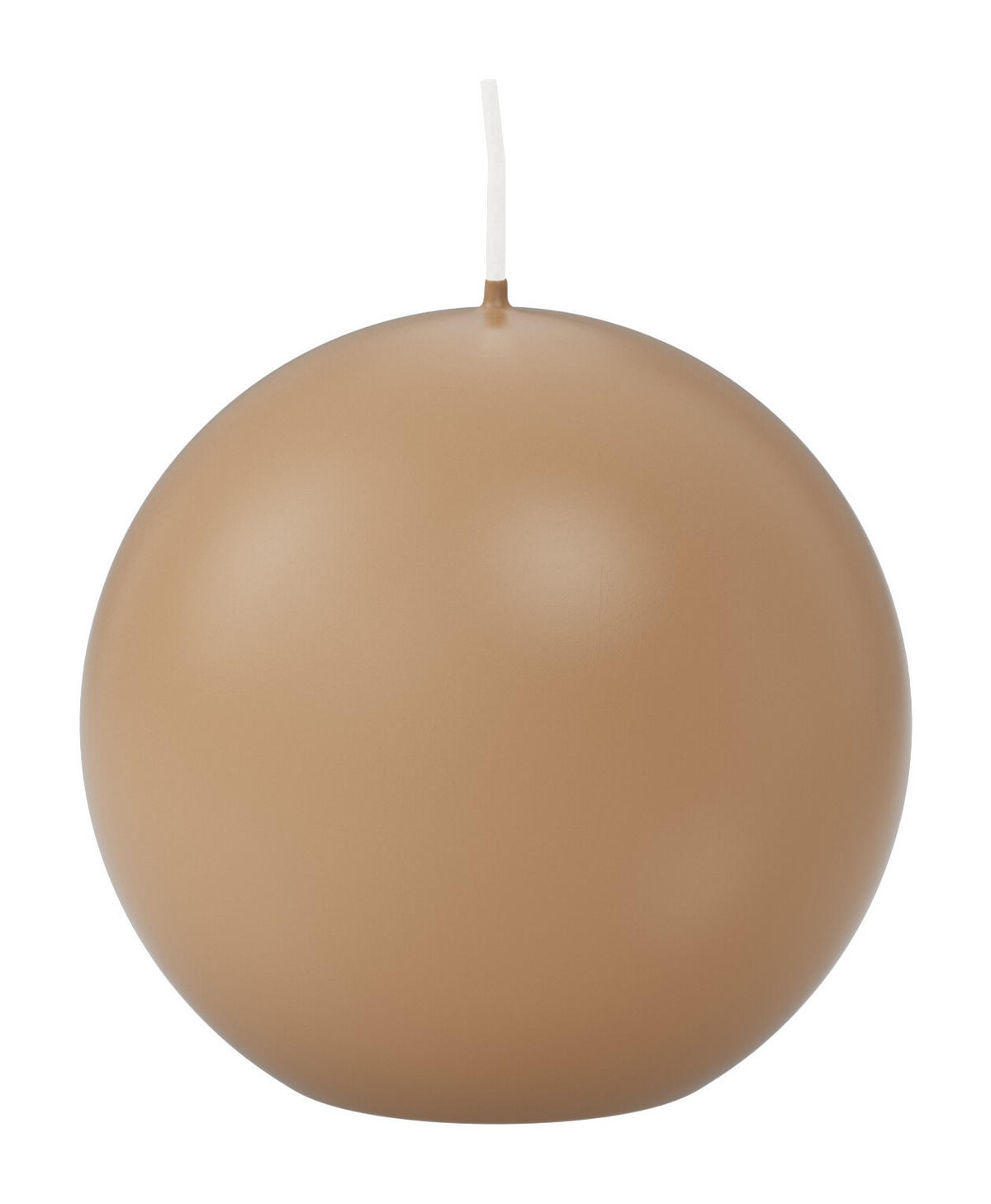 KUGELKERZEN Sand Ø 70 mm, 12 Stück - Beige, Paraffin (7/7/7cm) - Wiedemann Kerzen
