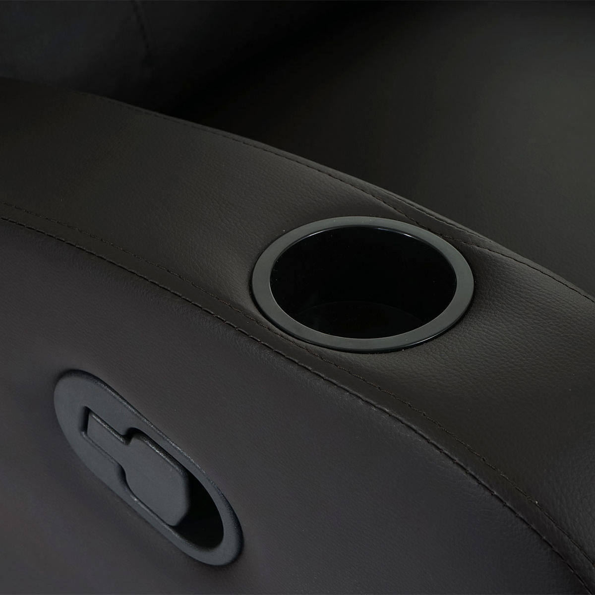 RELAXSESSEL Kastanienbraun - Rotbraun, Textil (76/99/96cm) - MCW