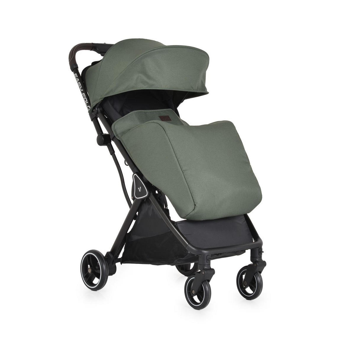 BUGGY easy Fold grün Alu Sonnendach verstellbar, faltbar, Korb - Grün, Metall (89/43/103cm) - Cangaroo