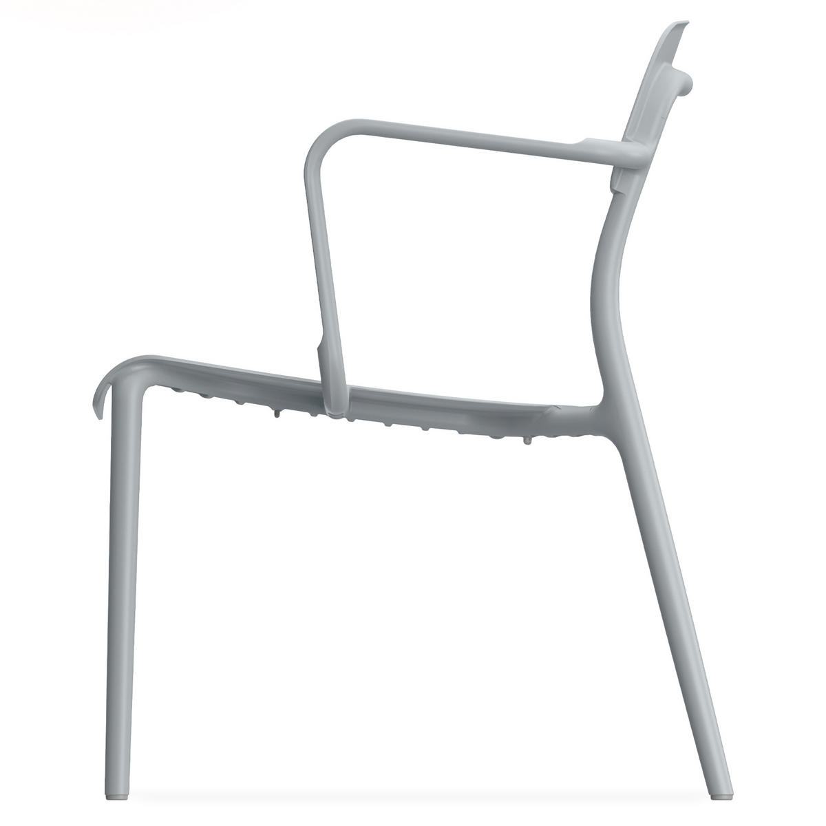 GARTENMÖBEL-SET GALIO, 4-tlg - Grau, Kunststoff - KONSIMO®