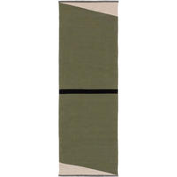TEPPICH Baumwollteppich Lenny Grün - Grün, Textil (70/1cm) - KUNSTLOFT