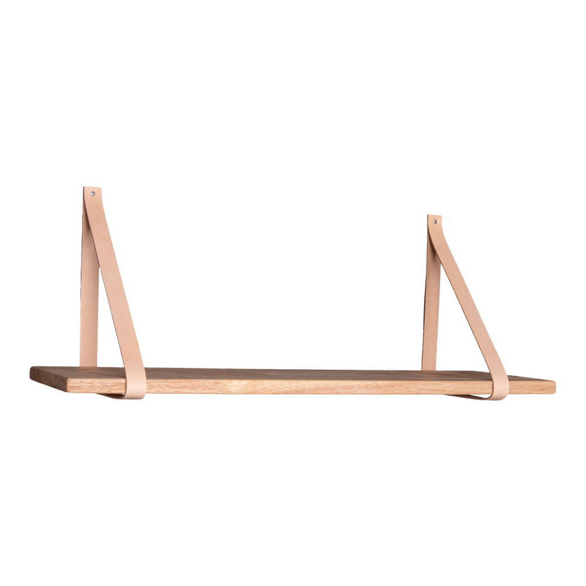 REGAL Forno Gummibaum, Leder Natur - Naturfarben, Holz (120/2/20cm) - tinkaro