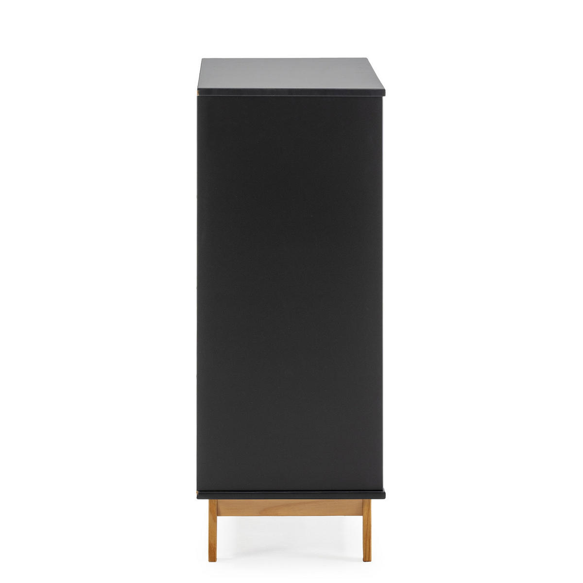 KOMMODE 80/89/35 Miranda Anthrazit - Anthrazit, Holz (80/89/35cm)