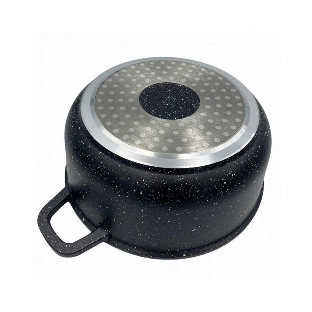 TOPF Schwarz 26/26/12 cm KH1596 - Schwarz, Metall (26cm) - Kinghoff 
