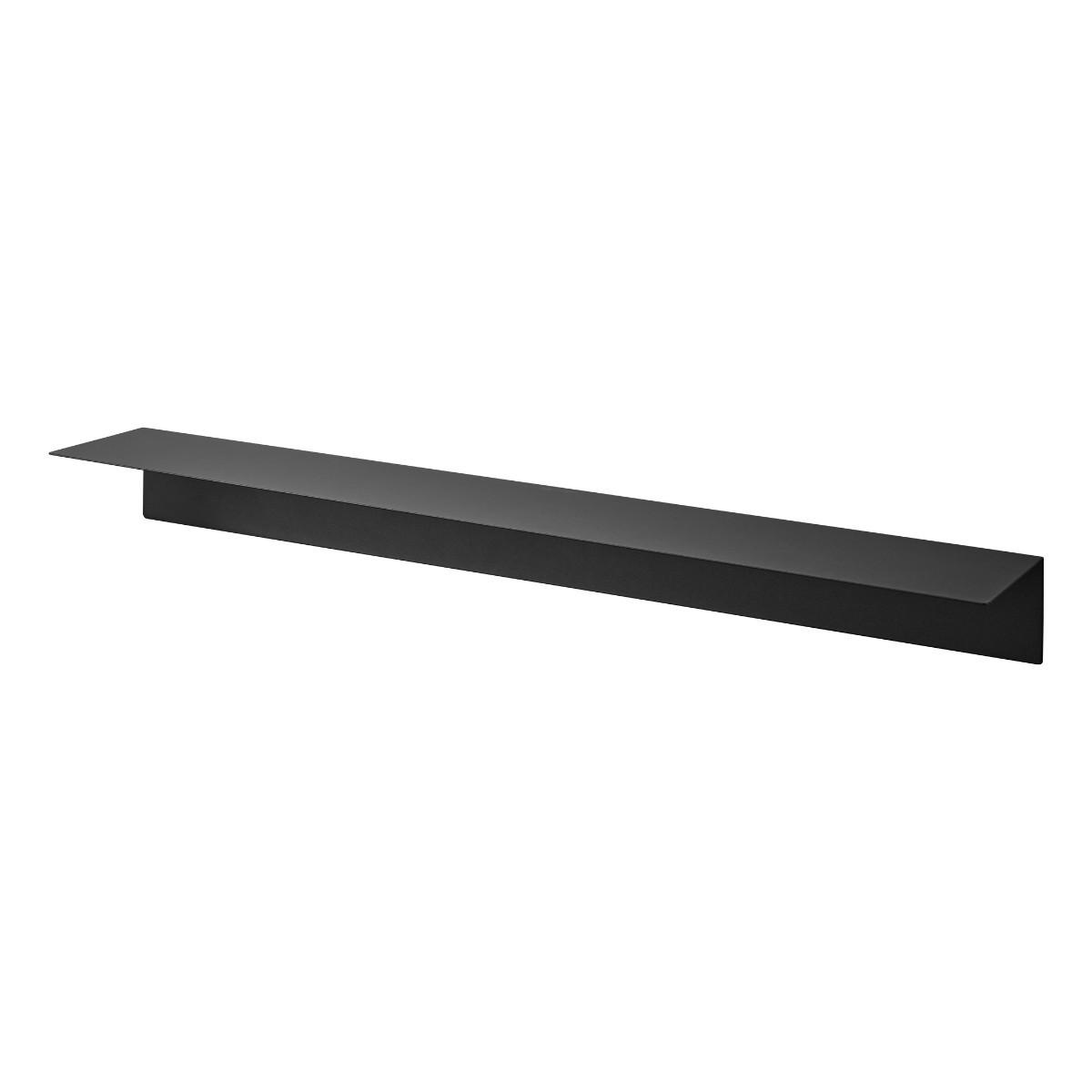 WANDREGAL mit magnetischer Metallplatte 90/15,7/9 cm - Schwarz, Metall (15.7/9/90cm) - Yamazaki