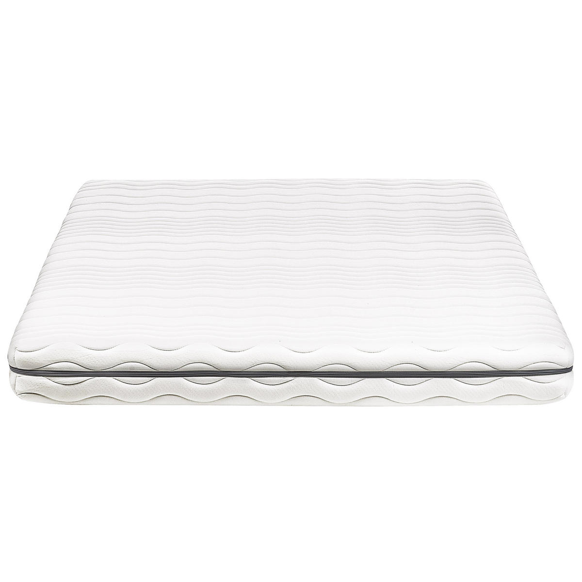 MEMORY-SCHAUMMATRATZE H2/3 Mittel 140/200 cm Serenity - Weiß, Textil (140/200cm) - Beliani