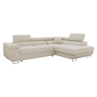 COLTAR Torezio Reiat, Dreapta - bej, material textil/lemn (203/274cm) - MIRJAN24