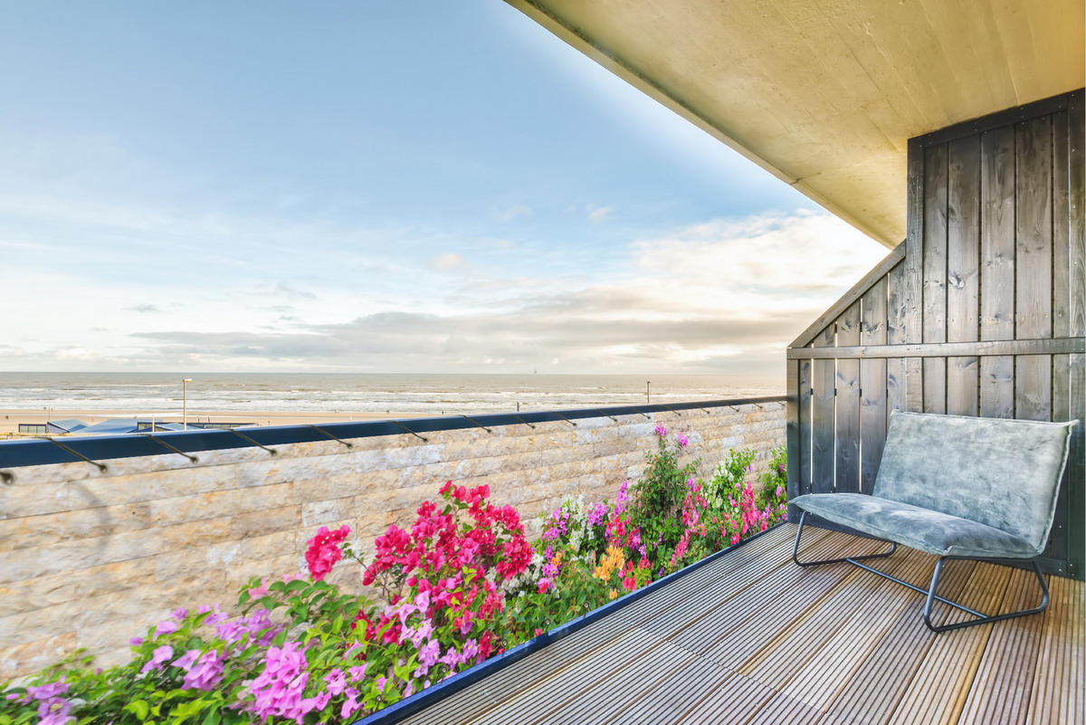 BALKON-SICHTSCHUTZ Blumen - Pflanzen - Blätter - Steine - Pink, Kunststoff (500/100cm) - MuchoWow