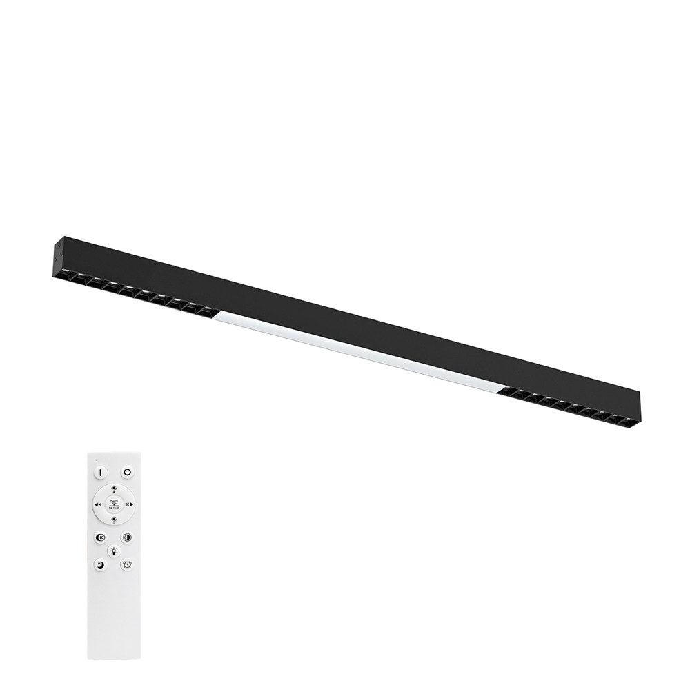 ZMH Led-Deckenleuchte Schwarz 5.2x3.3x106.5 cm