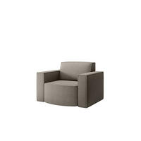 SESSEL Palma In Stoff Scala - Grau, Holzwerkstoff/Textil (98/74/89cm) - Fun Möbel