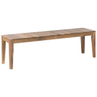 ZAHRADNÍ LAVICE 155 cm certifikovaná Akáciové dřevo Světle hnědá Chioggia - hnědá/světle hnědá, dřevo (155/46/40cm) - Beliani