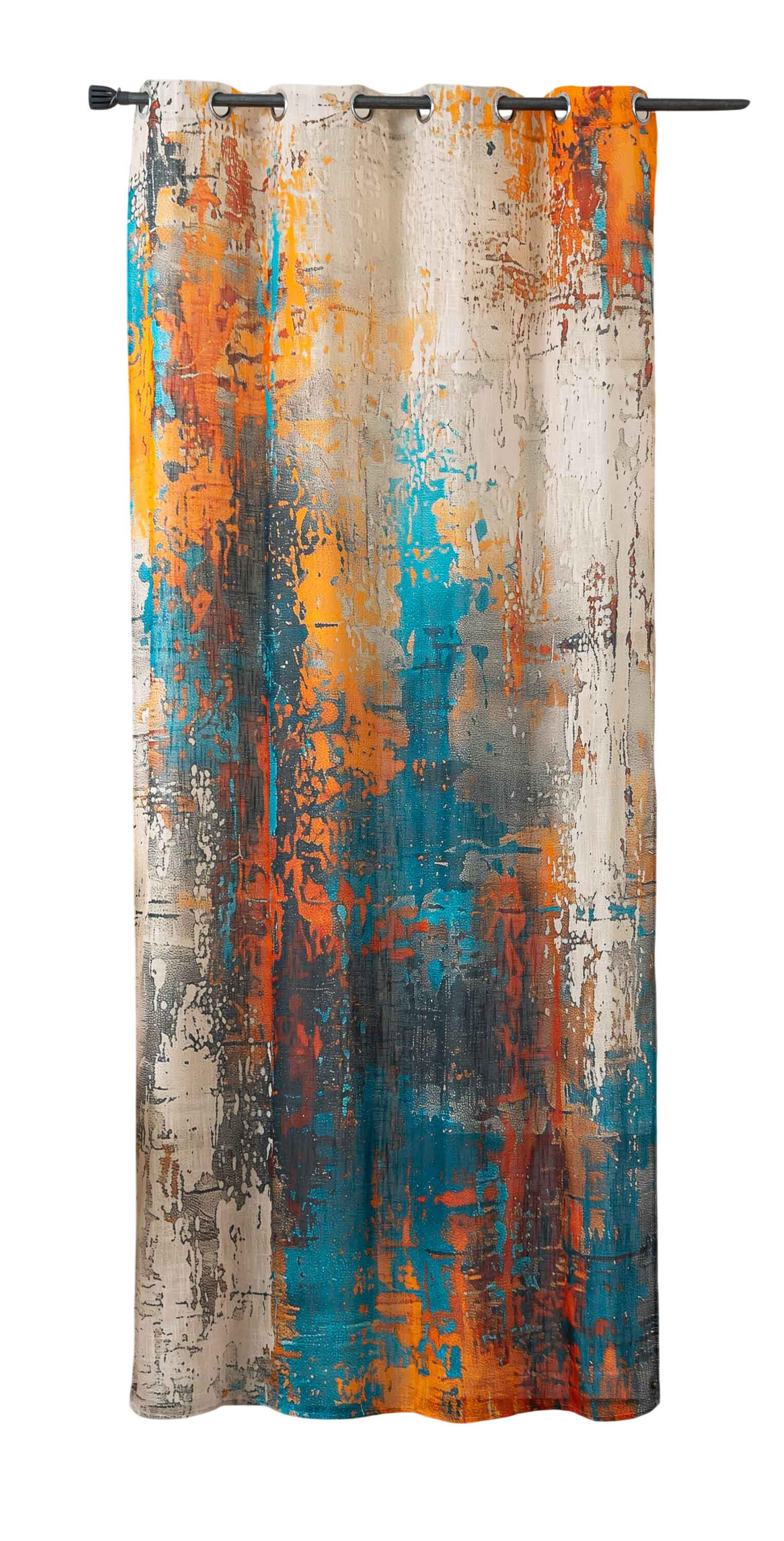VORHANG SEOUL HxB 245x140 cm Apart - Türkis, Textil (140/245cm) - Gardinenbox