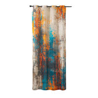 VORHANG SEOUL HxB 245x140 cm Apart - Türkis, Textil (140/245cm) - Gardinenbox
