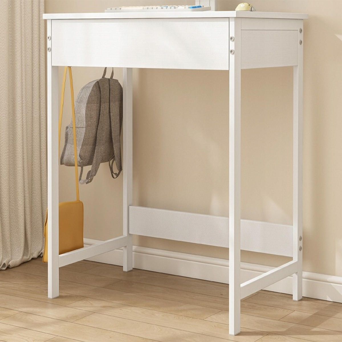 SCHREIBTISCH, weiß 60/40/70 cm - Weiß, Holzwerkstoff (40/60/70cm)