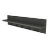 WANDGARDEROBE Hammarö - Anthrazit, Holzwerkstoff (80/18/13cm) - [en.casa]