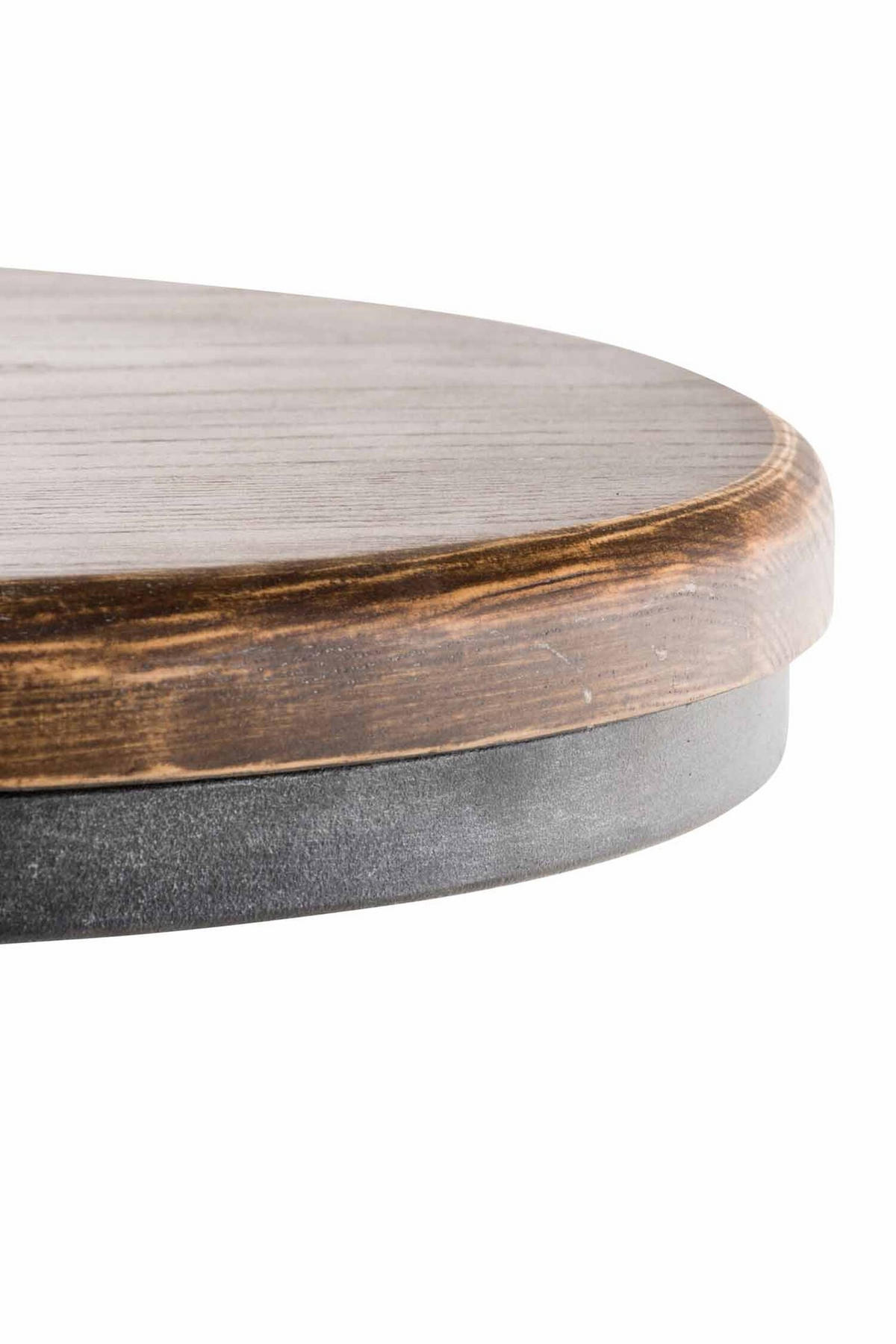 BARHOCKER Kalie, Holzsitz, Gestell Metall Silber - Silberfarben, Holz (43/82/43cm) - TPFLiving