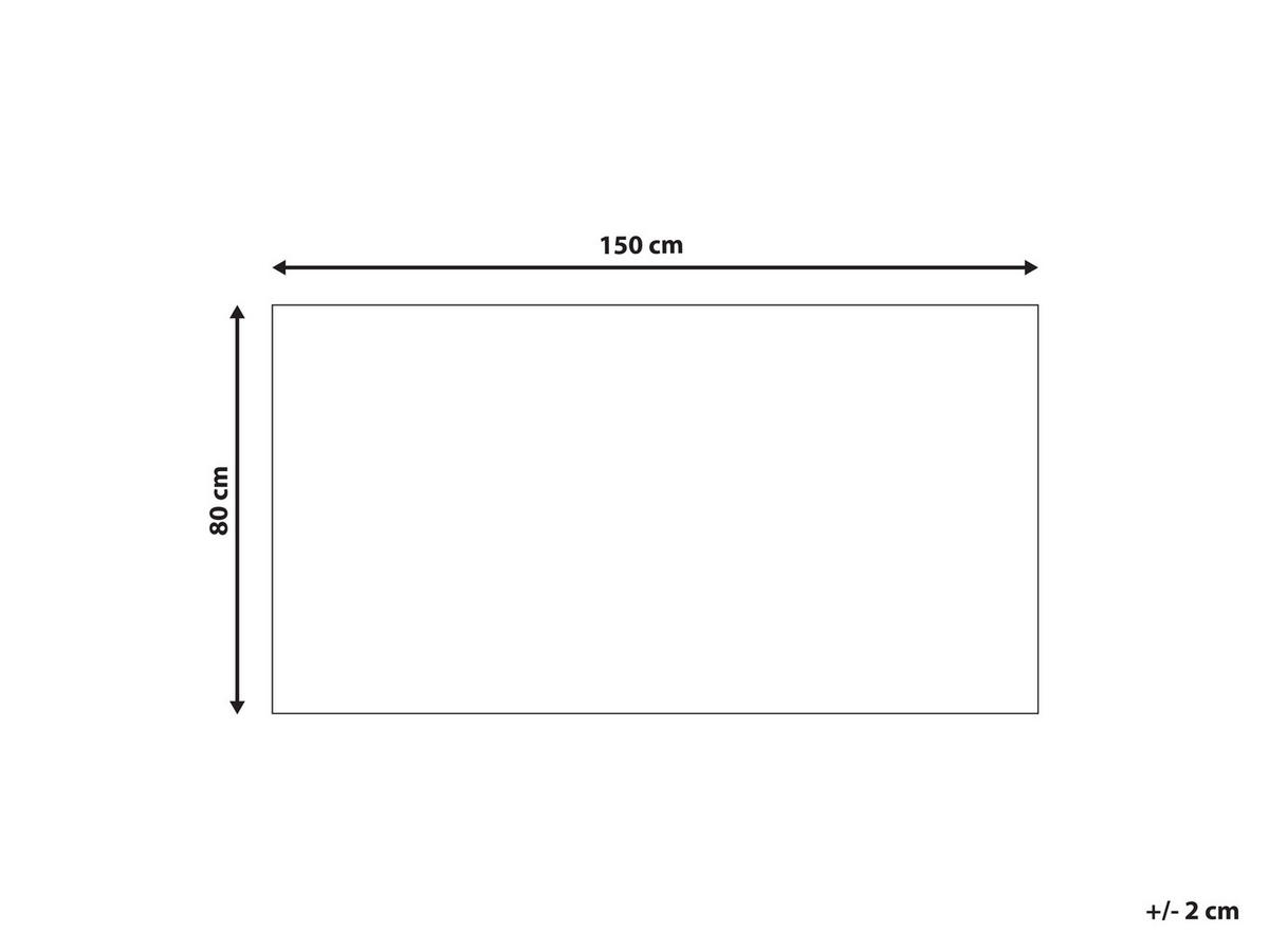 SHAGGY-KUNSTFELLTEPPICH Mirpur 150/80 cm - Braun, Kunststoff (80/150cm) - Beliani