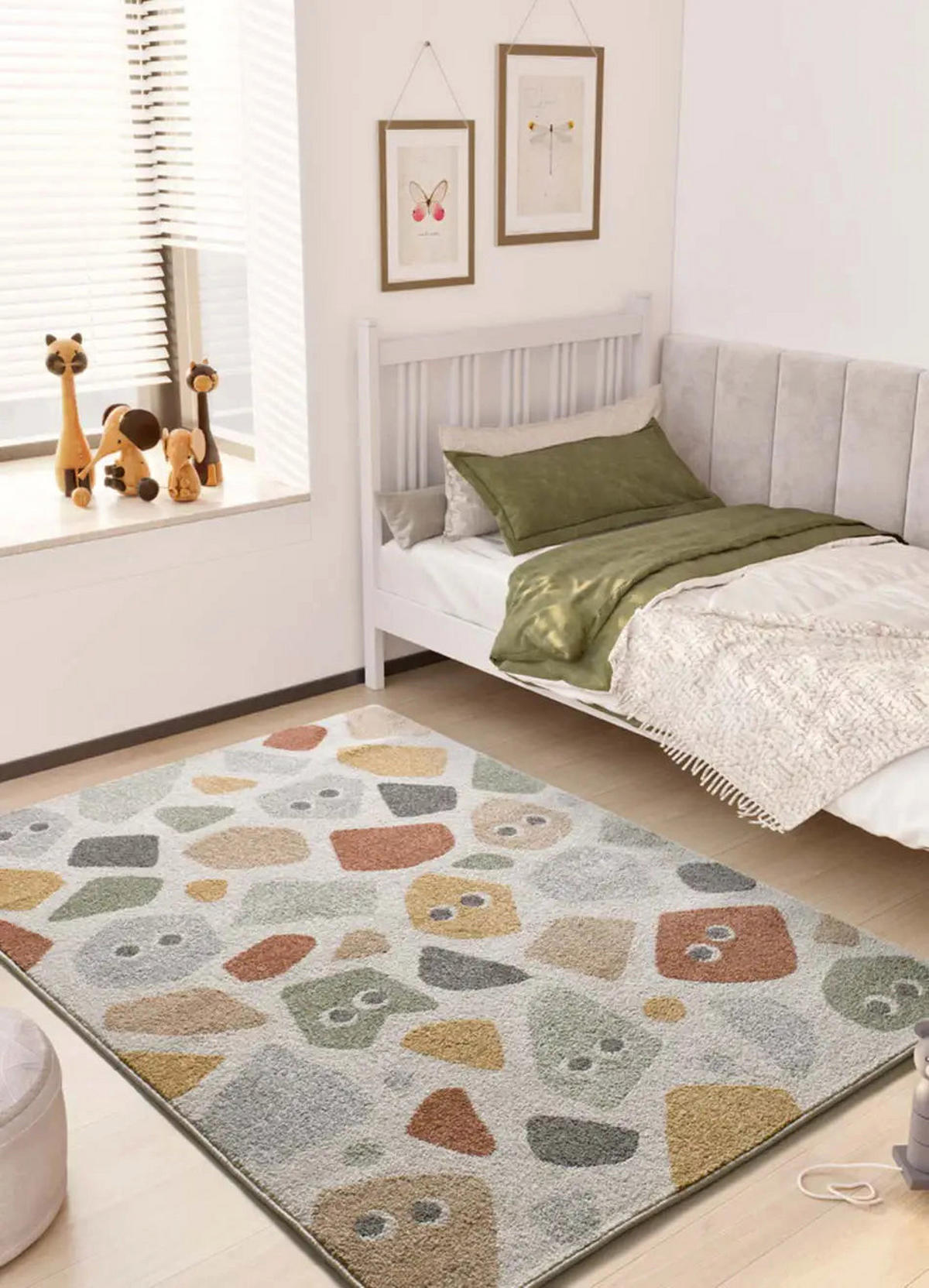KINDERTEPPICH Mehrfarbig Beats 120/170 cm - Multicolor, Naturmaterialien/Textil (120/170cm) - Atticgo