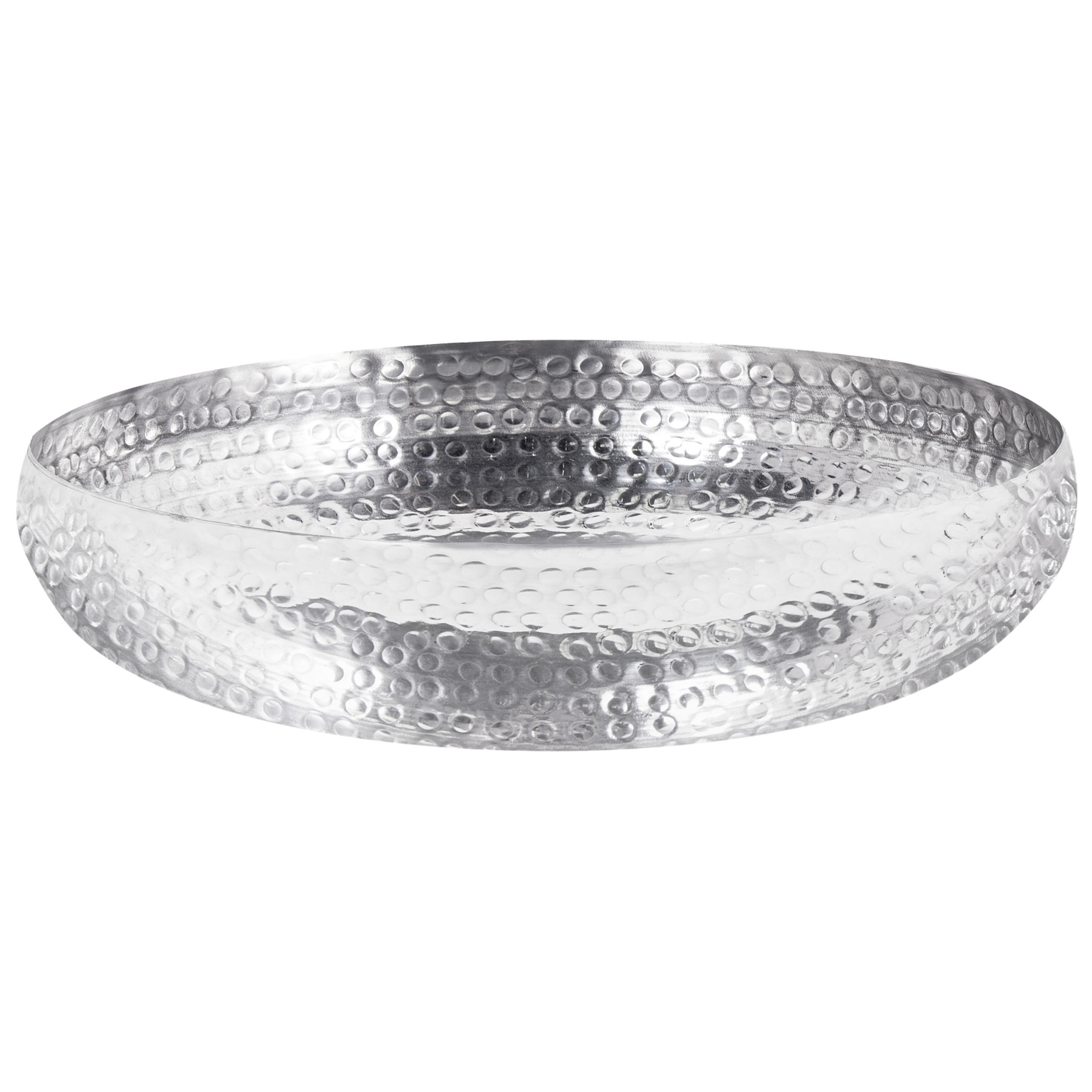 DEKOSCHALE Silber Tanis - Silberfarben, Metall (10cm) - Beliani