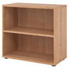 REGAL - 2 Ordnerhöhen 40/80/74,8 cm in Nussbaumfarben - Nussbaumfarben, Holzwerkstoff (80/74.8/40cm) - bümö