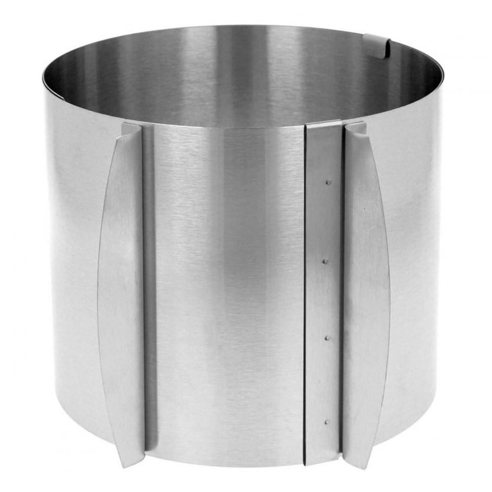 TORTENRING Silber 30/16/14.5 cm BB1522 - Silberfarben, Metall (16/14.5/30cm) - Brunbeste