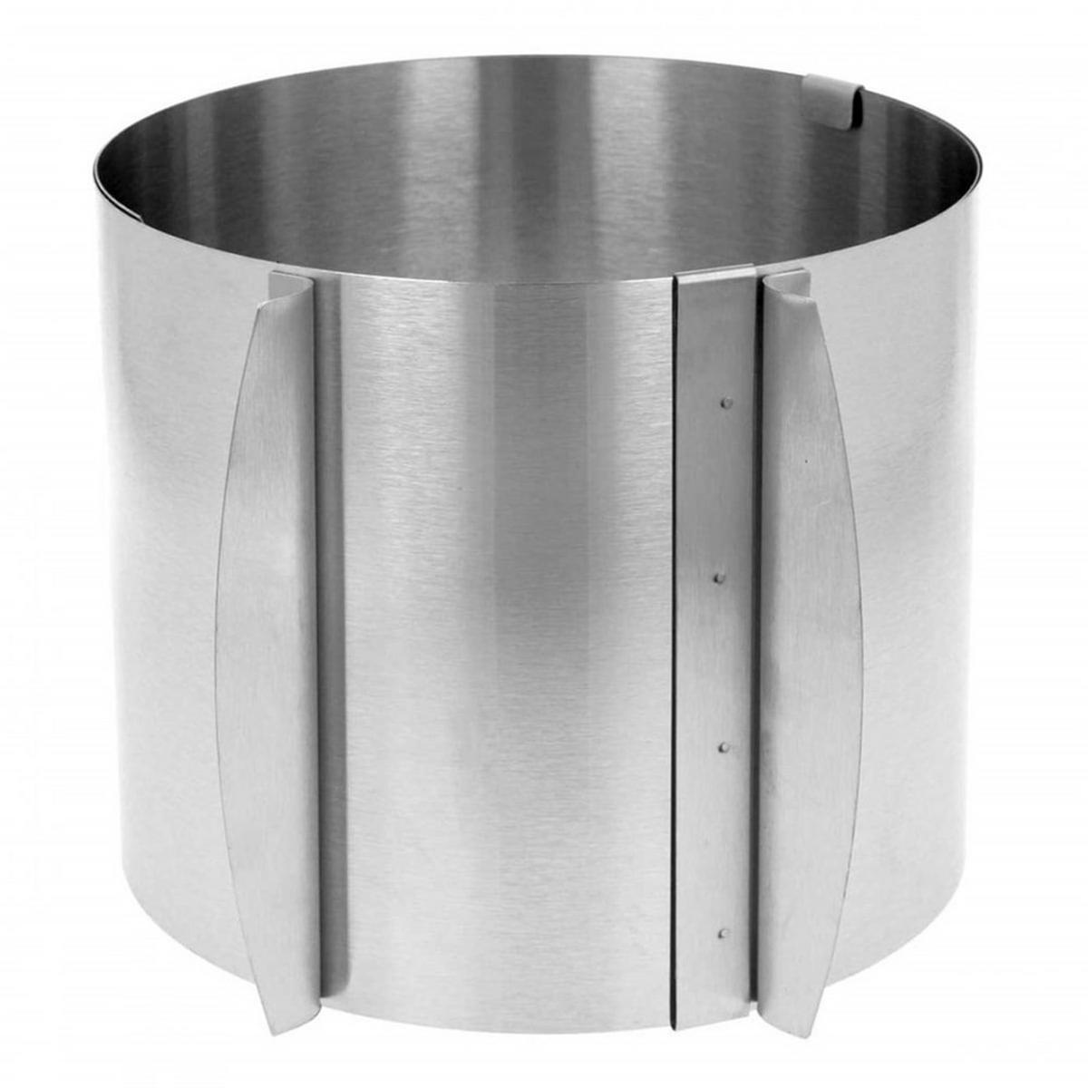 TORTENRING Silber 30/16/14.5 cm BB1522 - Silberfarben, Metall (16/14.5/30cm) - Brunbeste