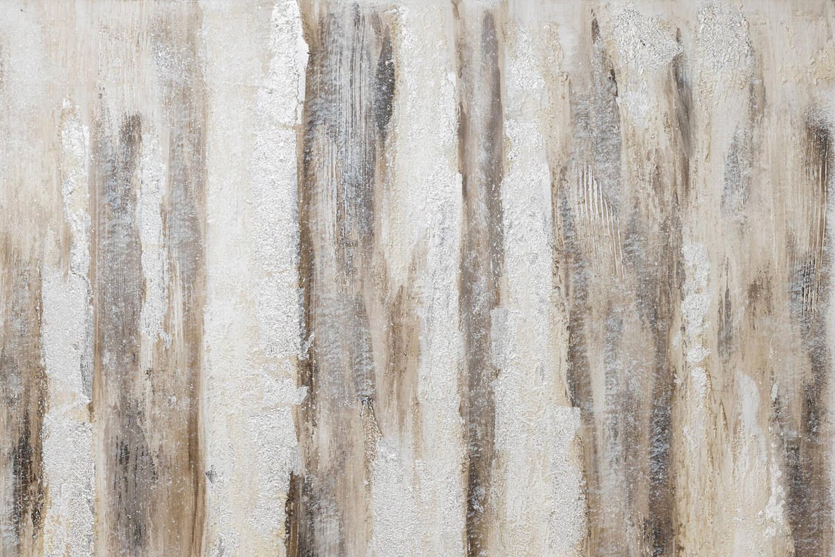 ACRYLBILD HANDGEMALT 120/80 cm - Schwarz, Holz/Textil (120/80cm) - KUNSTLOFT