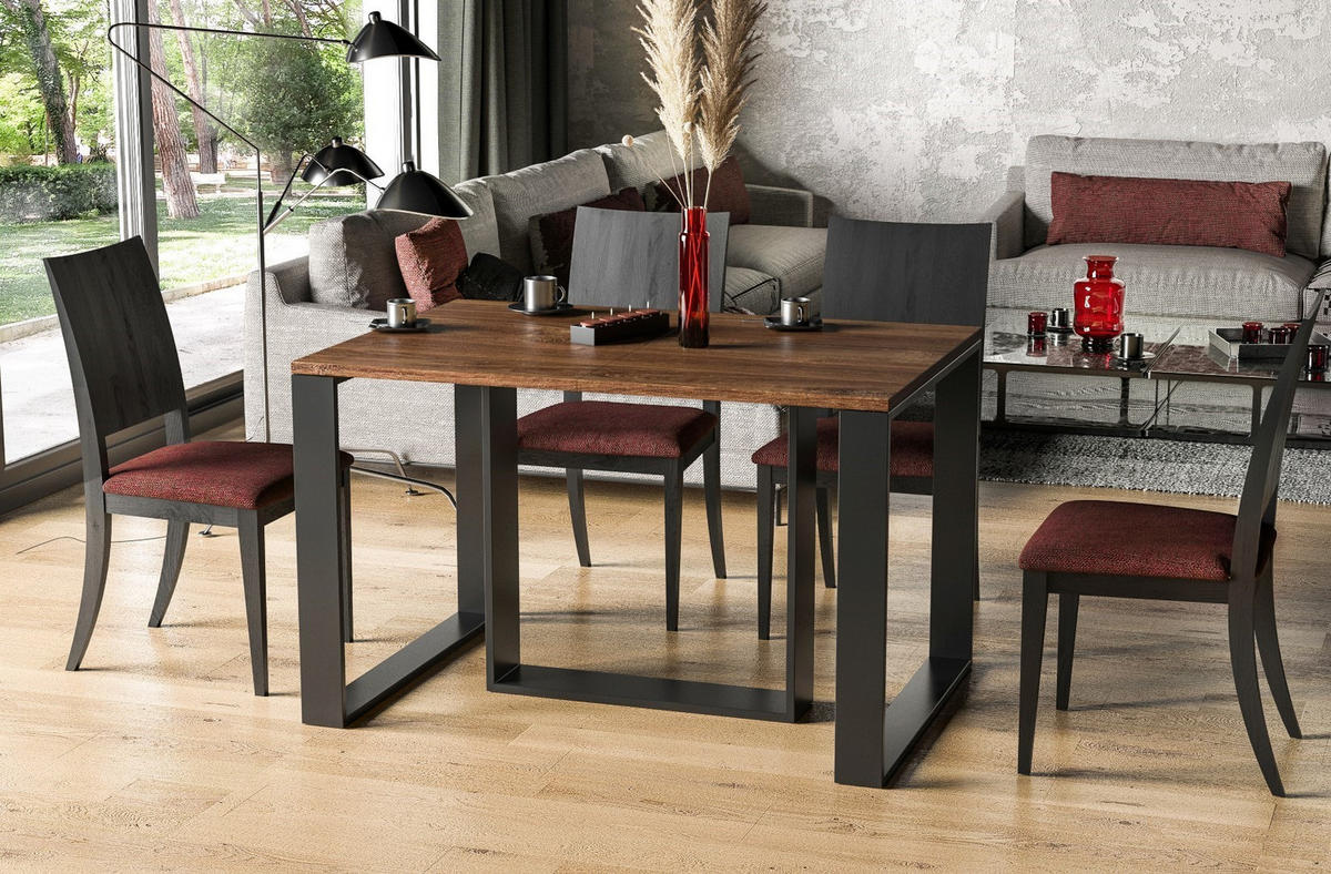 ESSTISCH Borys ausziehbar bis 210 cm - Eiche San Remo, Holzwerkstoff (130/80/76cm) - Endo-Moebel