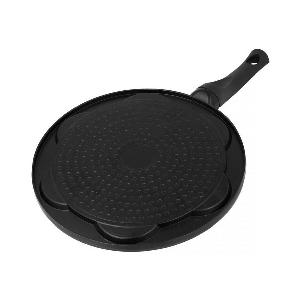 PFANNKUCHENPFANNE Schwarz 26/26/1.5 cm 47761 - Schwarz, Metall (26cm) - Brunbeste