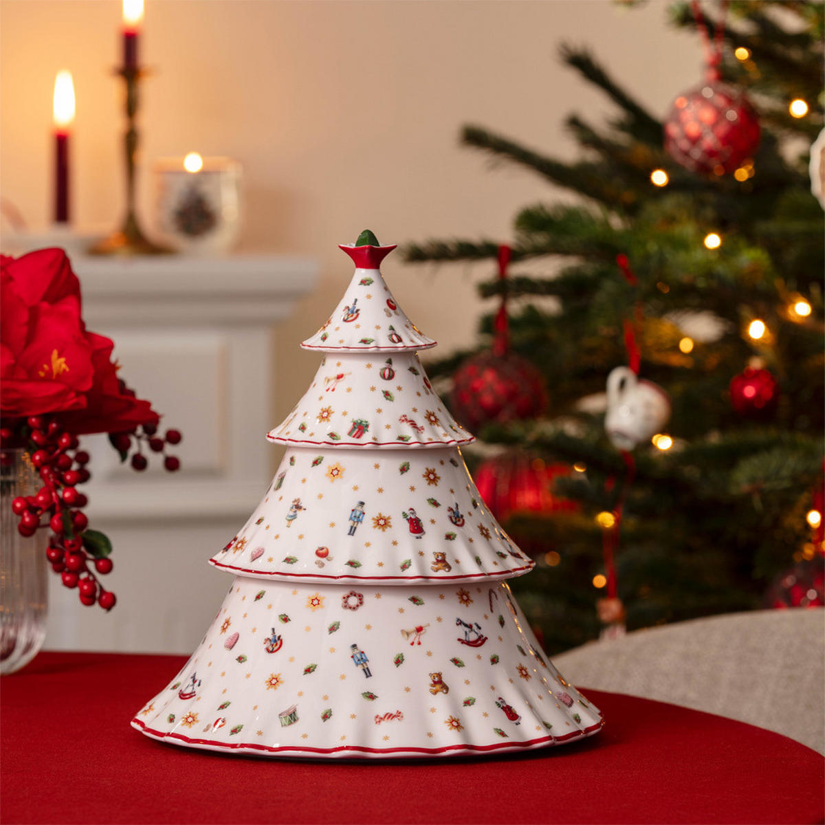 KEKSDOSE BAUM Toy's Delight bunt 30 cm - Multicolor, Keramik (27.5/30/27.8cm) - Villeroy & Boch