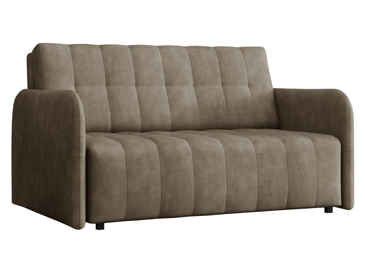 SCHLAFSOFA Viva Grand III - Schwarz/Naturfarben, Holz/Kunststoff (145/85/95cm) - MIRJAN24