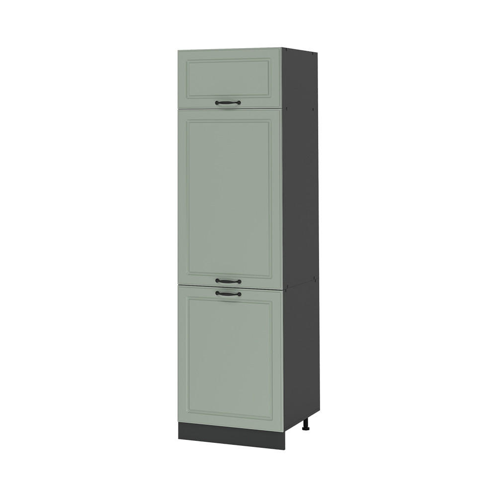 Vicco Vorratsschrank Mintgrün, Anthrazit 60x206.8x57.2 cm