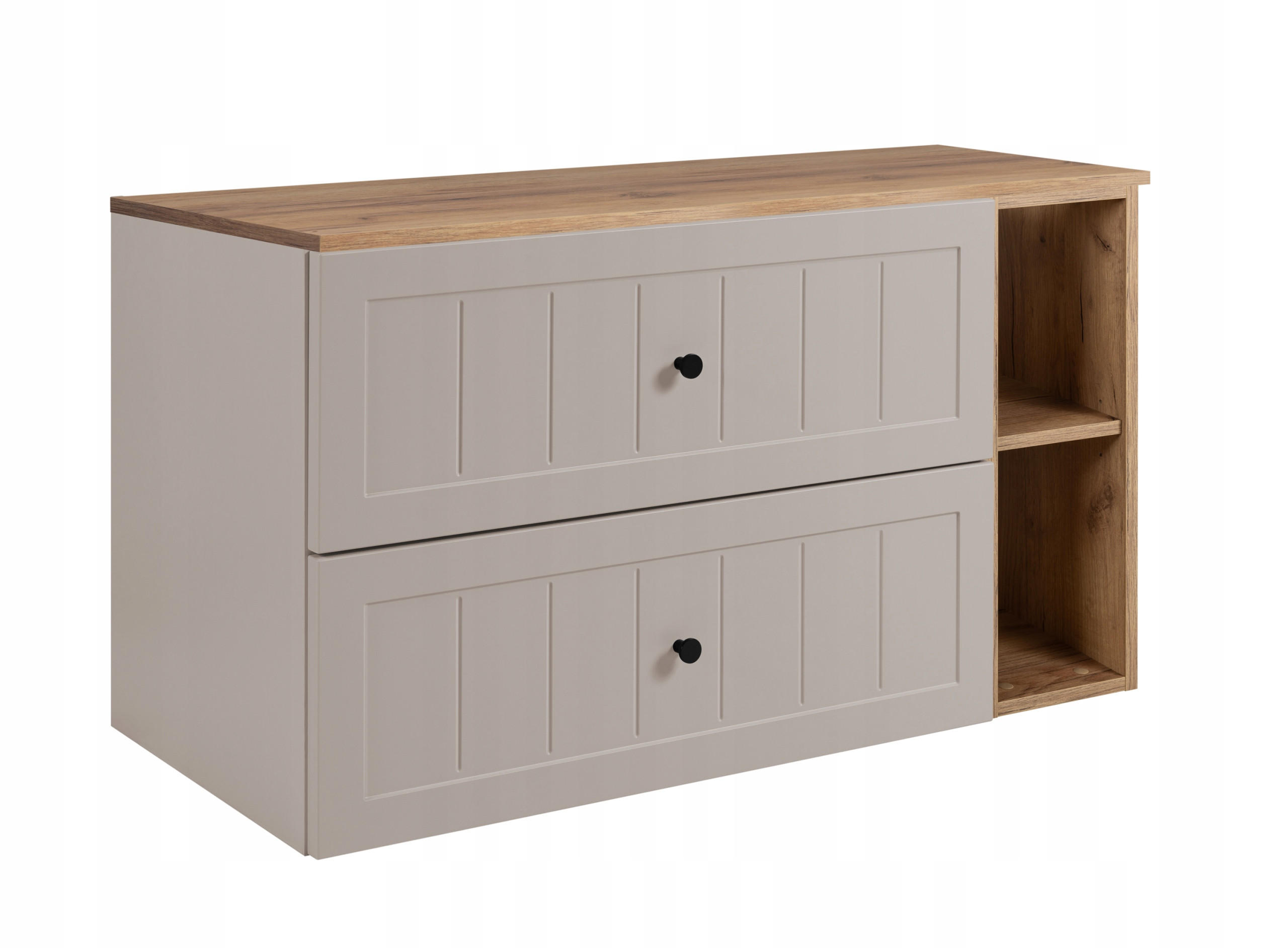 Rodan Waschbeckunterschrank Eiche, Kaschmir 80x58x46 cm