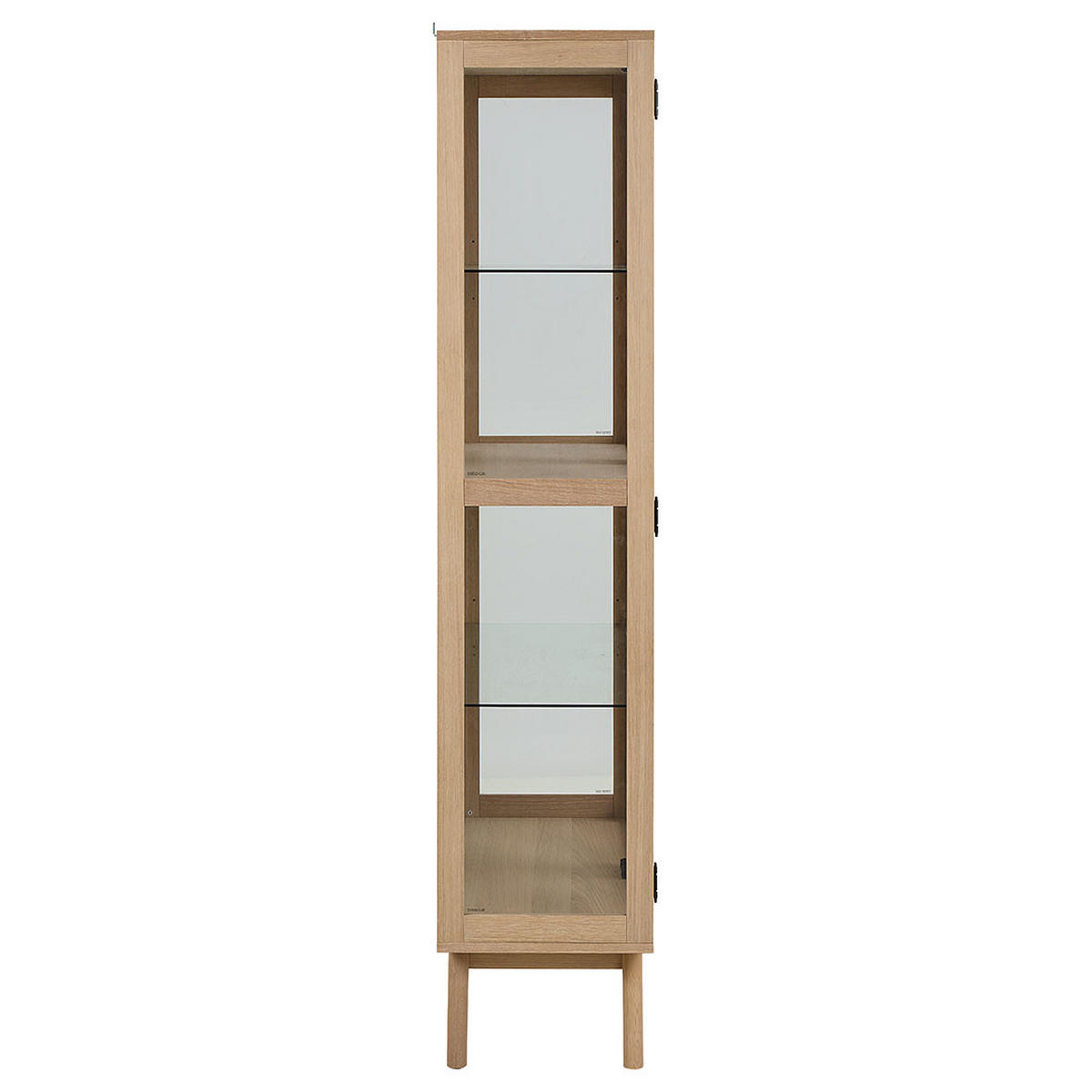 VITRINENSCHRANK, Marte, Weiß, Holzwerkstoff / Glas, 94 x 40 x 192 cm - Weiß, Holzwerkstoff (94/192/40cm) - ebuy24