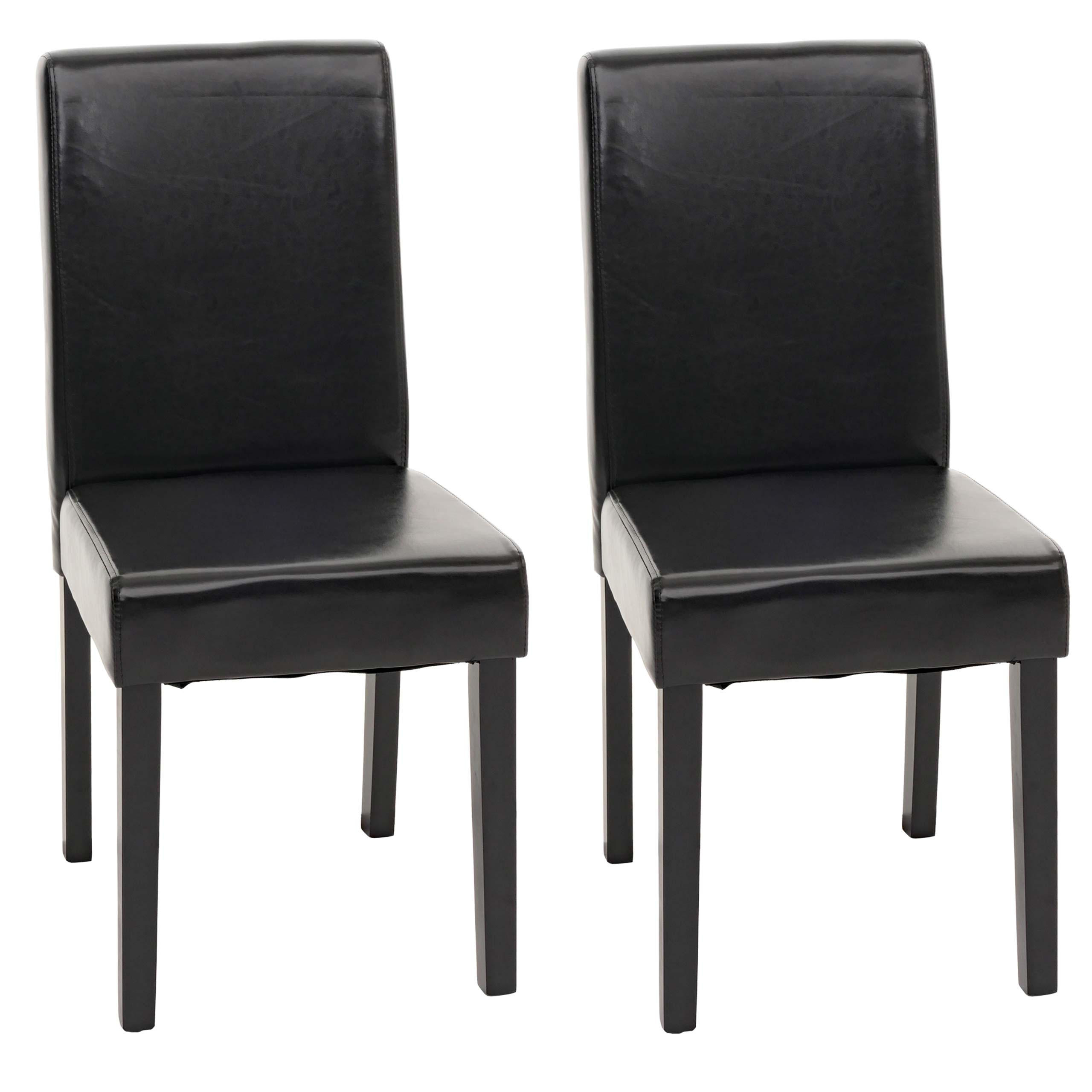 ESSZIMMERSTUHL Schwarz 2er-Set - Schwarz, Textil (43/90/56cm) - MCW