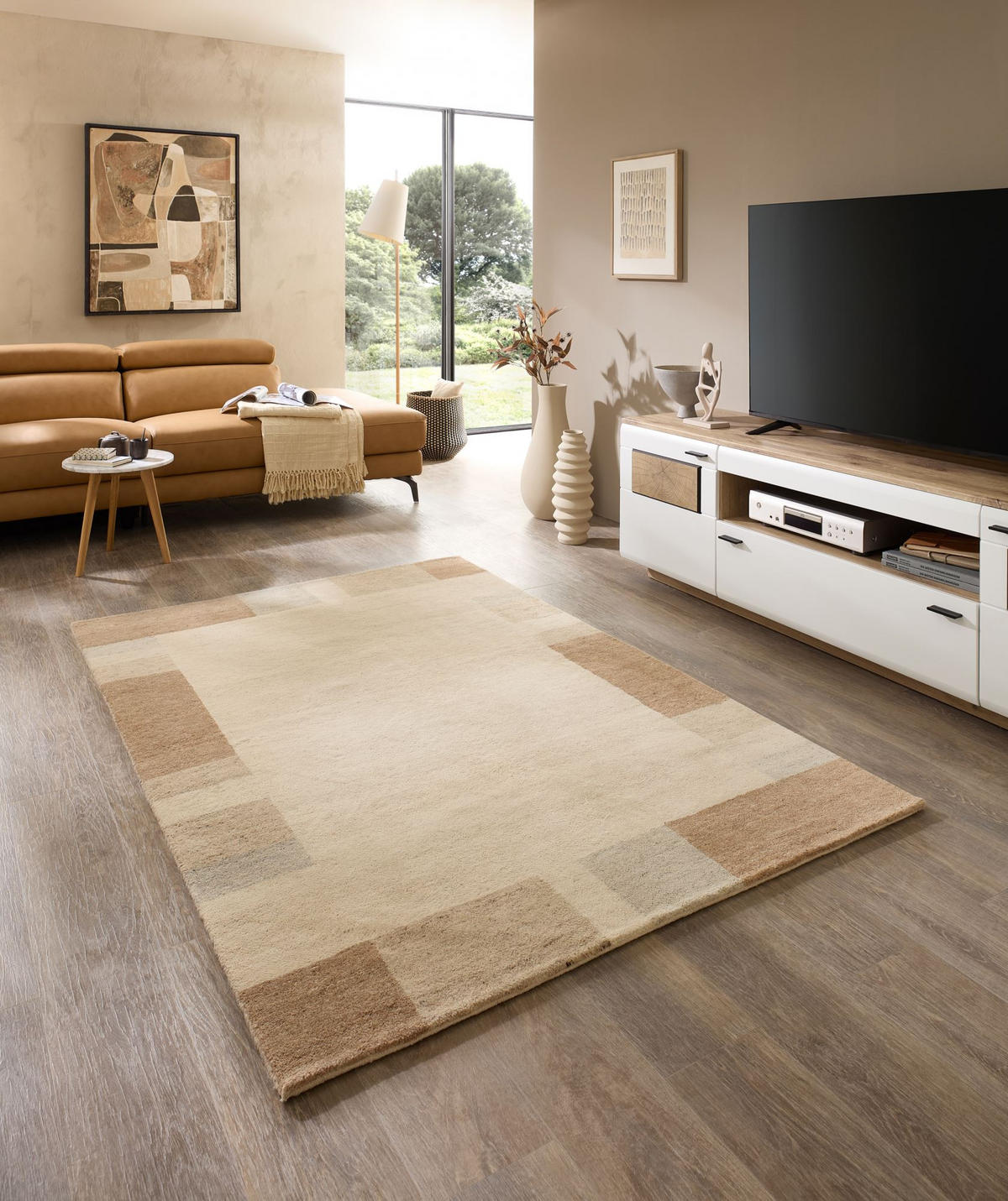 WOLLTEPPICH Terra 170x240 cm - Beige, Textil (170/240cm) - Natur Pur