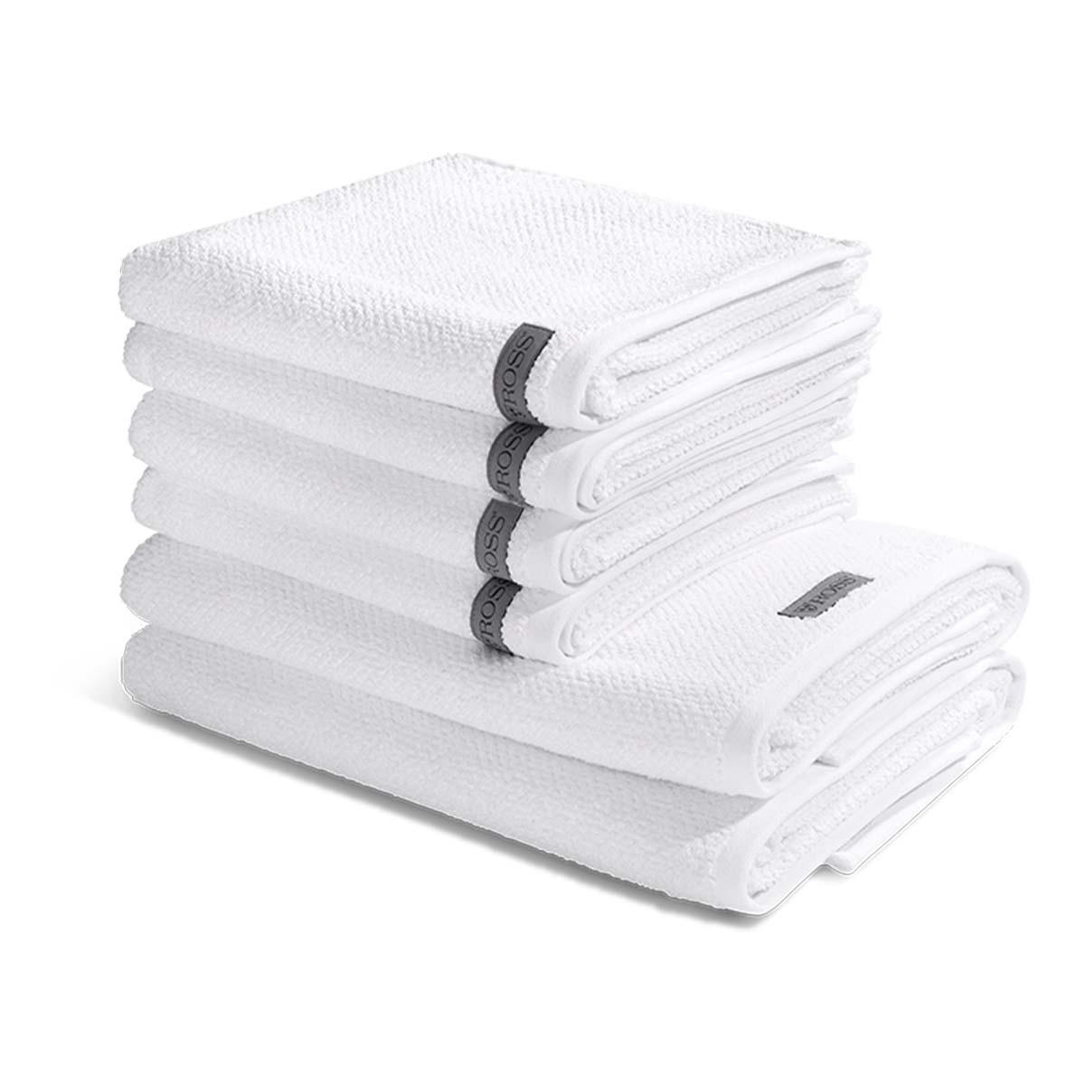 FROTTIERSET Selection 6-teilig - Weiß, Textil (50/100cm) - Ross