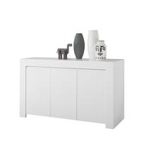 SIDEBOARD mit 3 Türen L138 cm - Firenze - Weiß, Holzwerkstoff (42/81/138cm) - Calicosy